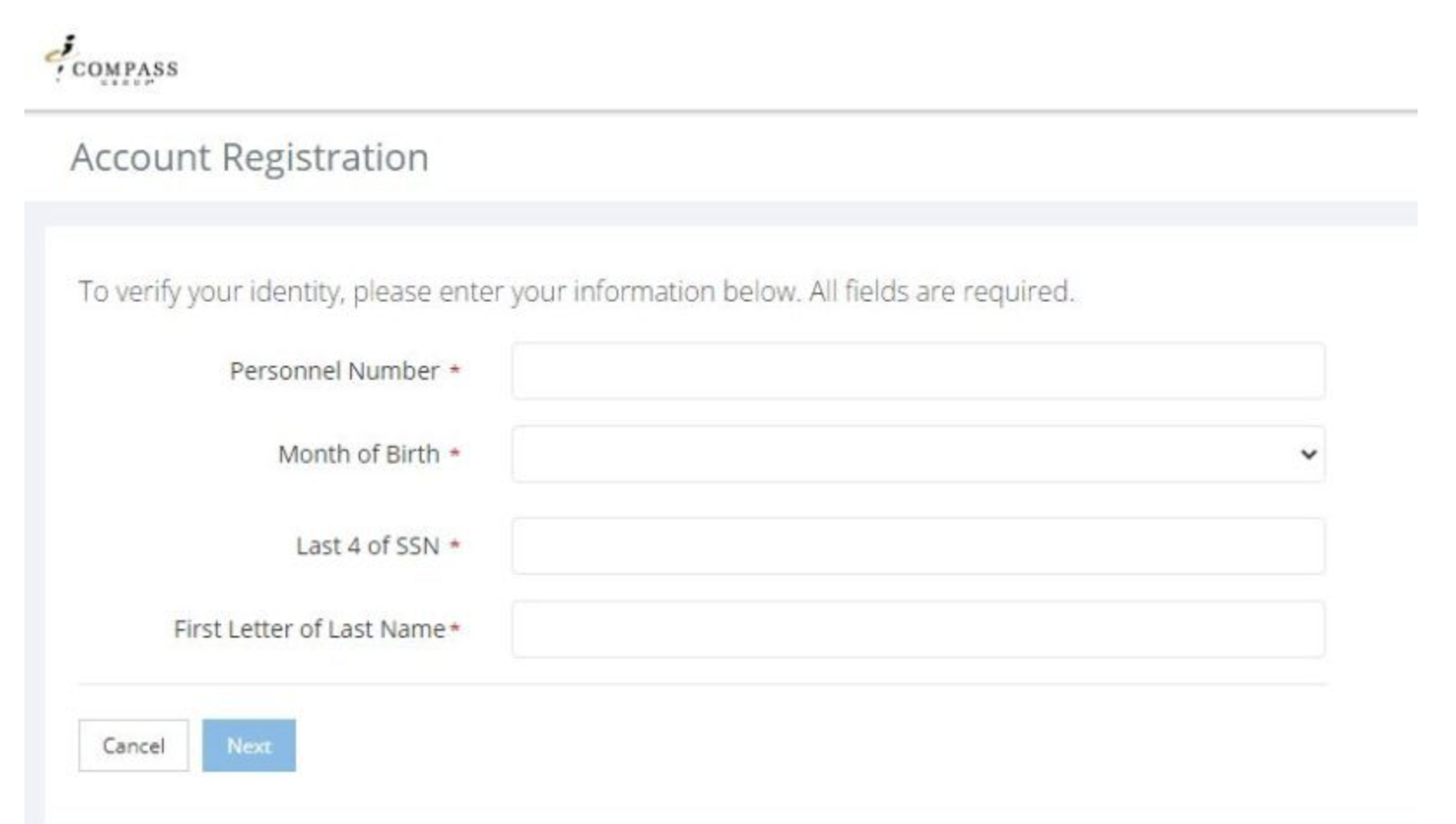 Compass Associate Registration Process